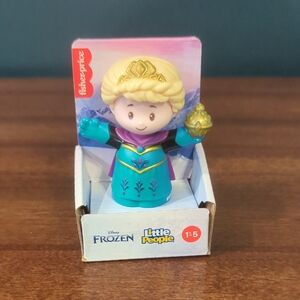 Fisher-Price Little People Frozen Doll - Teal and Gold